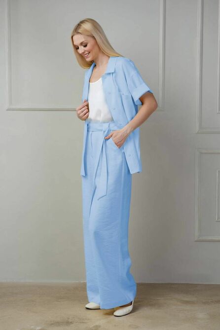 Блузка Achosa 891 голубой