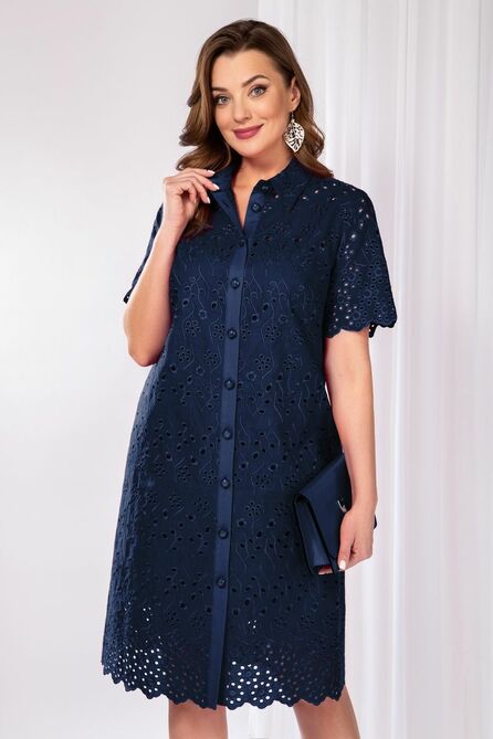 Повседневное платье AGATTI 3934С темно-синий