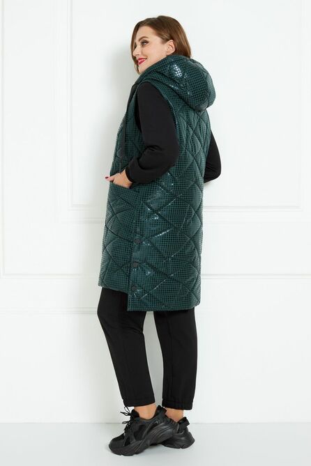 Брюки, Жилет, Джемпер AGATTI 5024 черно-изумрудный