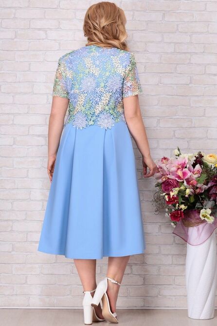 Вечернее платье Aira Style 689 голубой
