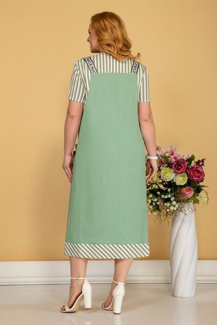 Повседневное платье Aira Style 6741 мята