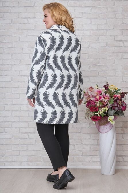 Пальто Aira Style 888/1 перья