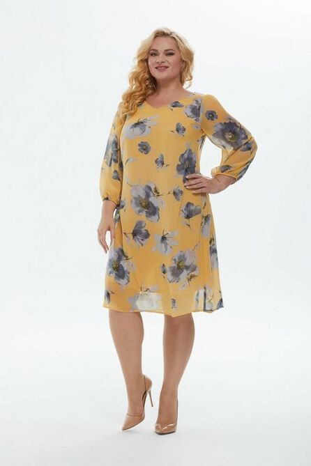 Повседневное платье Alani 1741 желтый Повседневное платье Alani 1741 желтый