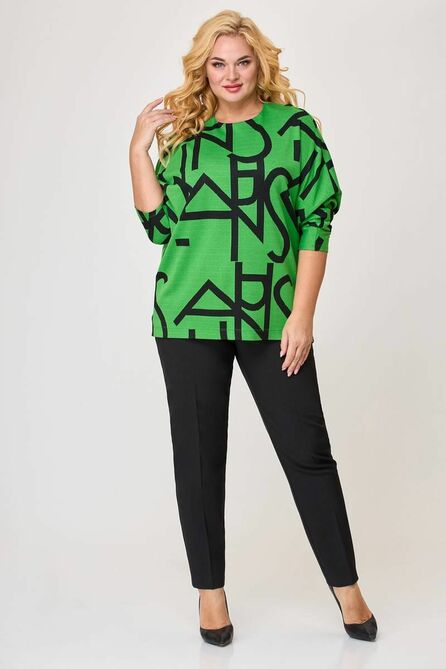 Брюки, Блуза Alani 1776 зеленый/черный Брюки, Блуза Alani 1776 зеленый/черный