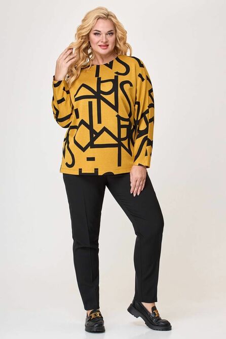 Брюки, Блуза Alani 1776 желтый/черный Брюки, Блуза Alani 1776 желтый/черный