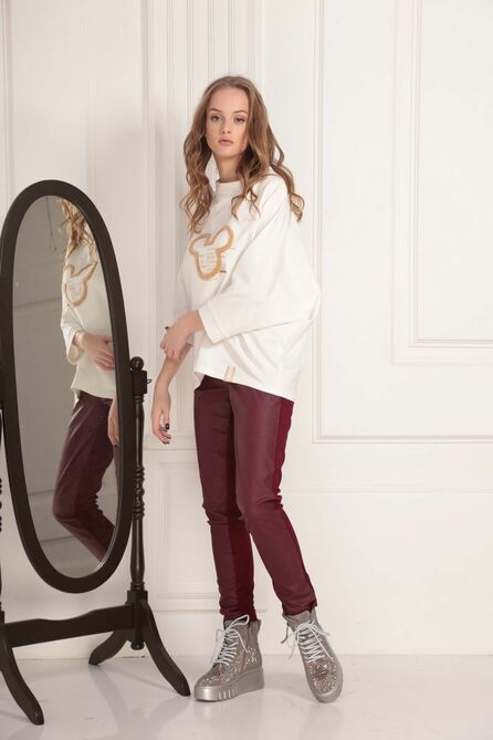 Леггинсы AMORI 5059 вишня