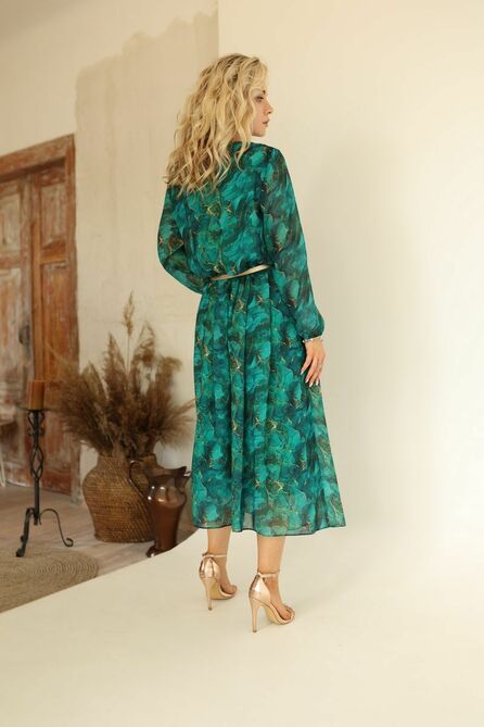 Вечернее платье AMORI 9568 изумруд