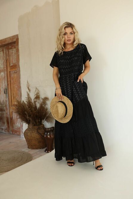 Повседневное платье AMORI 9577 черный