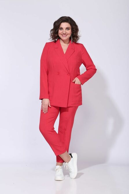 Костюм брючный Anastasia Mak 603а красный