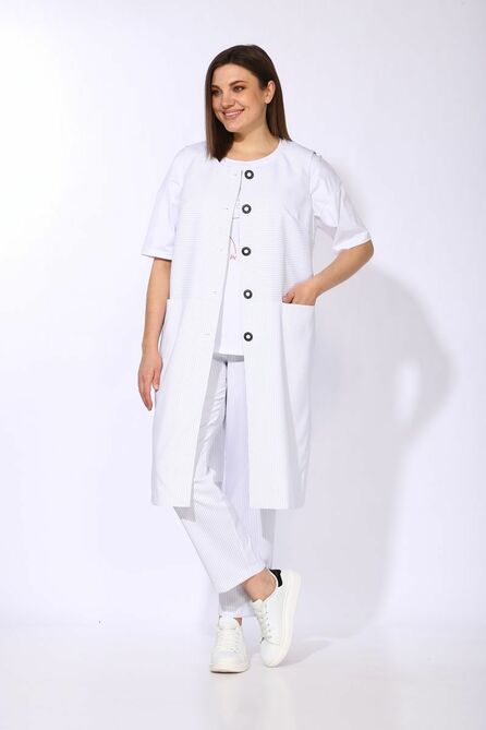 Костюм брючный Anastasia Mak 696а белый