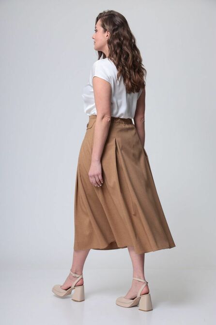 Юбка Anastasia Mak 1037 бежевый