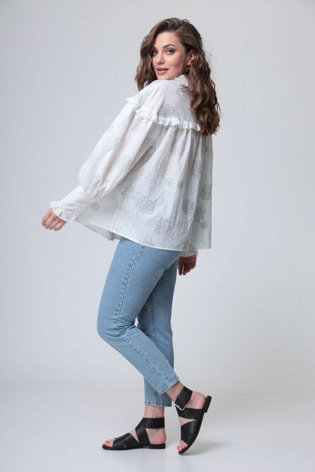 Блузка Anastasia Mak 1022 белый