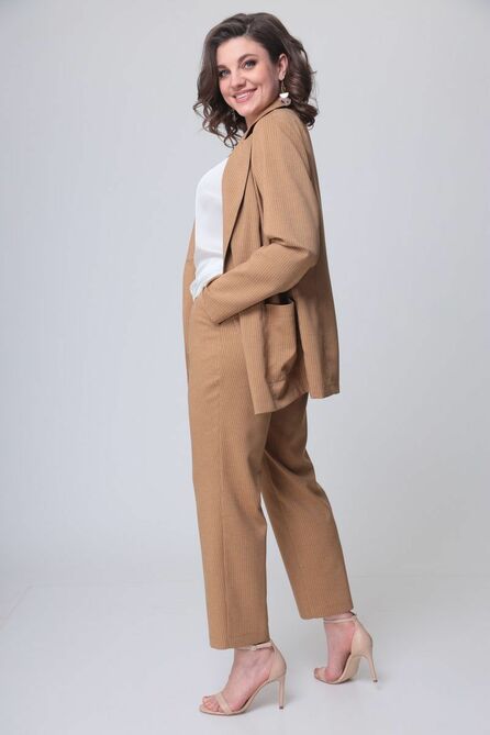 Костюм брючный Anastasia Mak 1038 бежевый