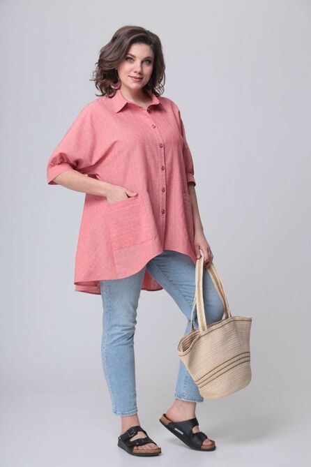 Блузка Anastasia Mak 1027 красный