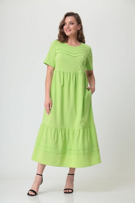 Повседневное платье Anastasia Mak 1036 салатовый