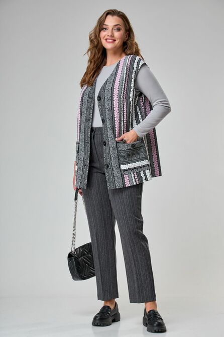 Костюм брючный Anastasia Mak 1058 меланж