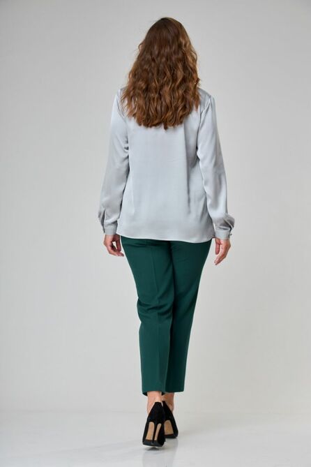 Блузка Anastasia Mak 1046 стальной