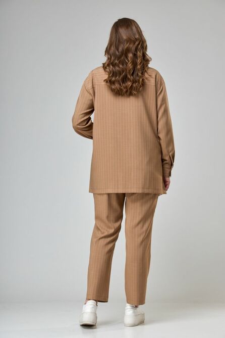 Костюм брючный Anastasia Mak 1057 бежевый