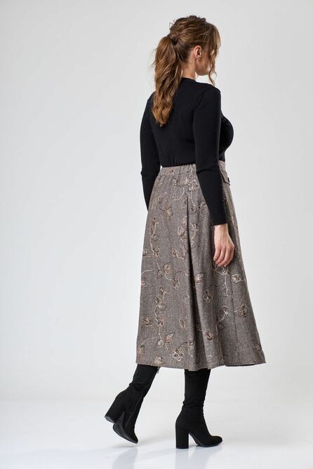 Юбка Anastasia Mak 1067 коричневый