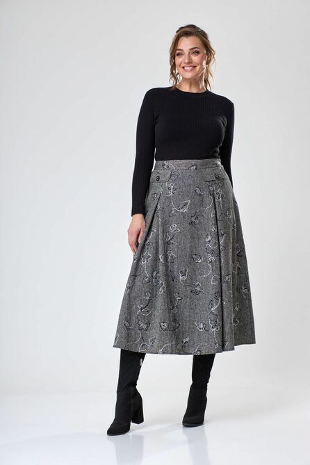 Юбка Anastasia Mak 1067 серый