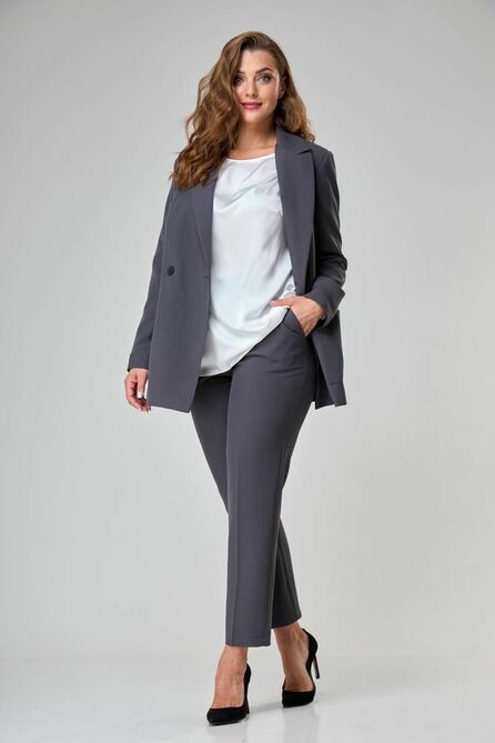 Костюм брючный Anastasia Mak 603а графит