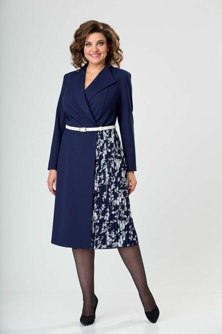 Повседневное платье Anastasia Mak 1050 синий