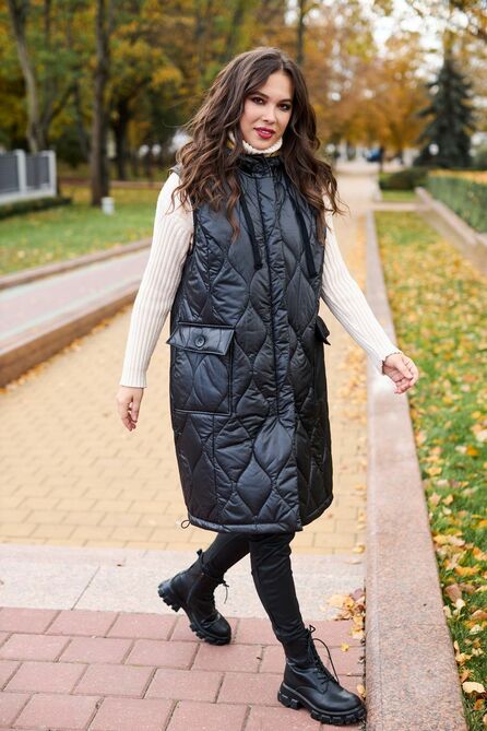 Жилет Anastasia Mak 1063 черный Жилет Anastasia Mak 1063 черный