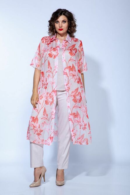 Брюки, Блуза Anastasia 648 пудра