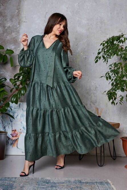 Вечернее платье Anastasia 793 хаки