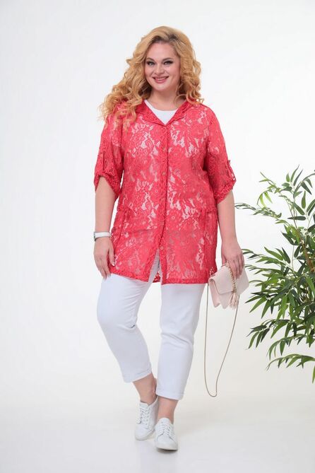 Блузка Anastasia 795 кораллово-розовый