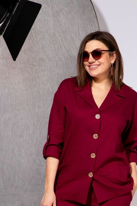 Жакет, Шорты Anastasia 798 бордо