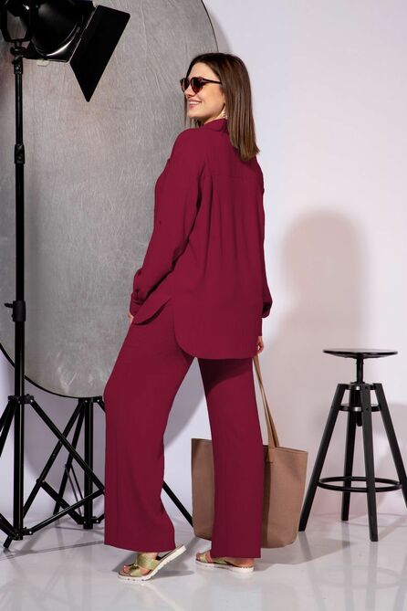 Брюки, Блуза Anastasia 799 винный