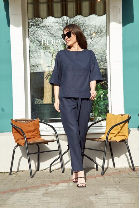 Брюки, Блуза Anastasia 807 синий Брюки, Блуза Anastasia 807 синий