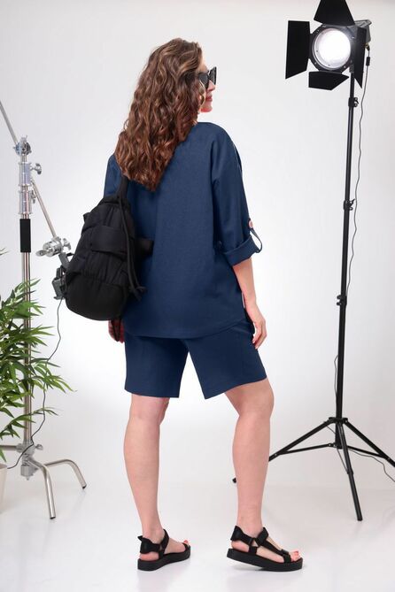 Жакет, Шорты Anastasia 798 синий