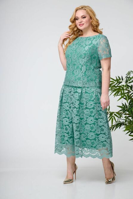 Костюм с блузкой Anastasia 812 ментол Костюм с блузкой Anastasia 812 ментол