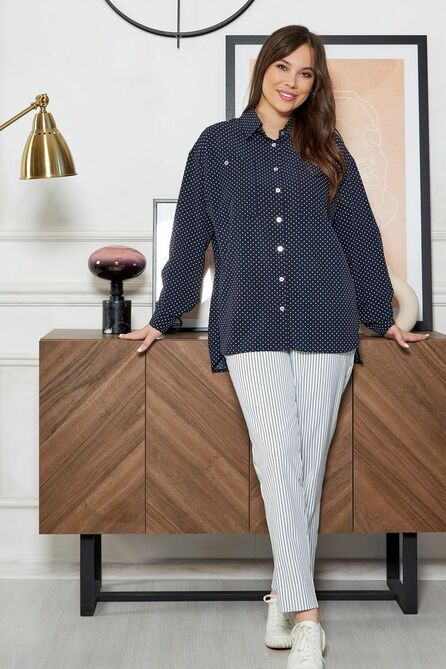 Блузка Anastasia 803 синий