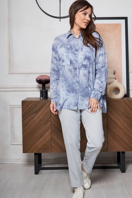 Блузка Anastasia 805 серый