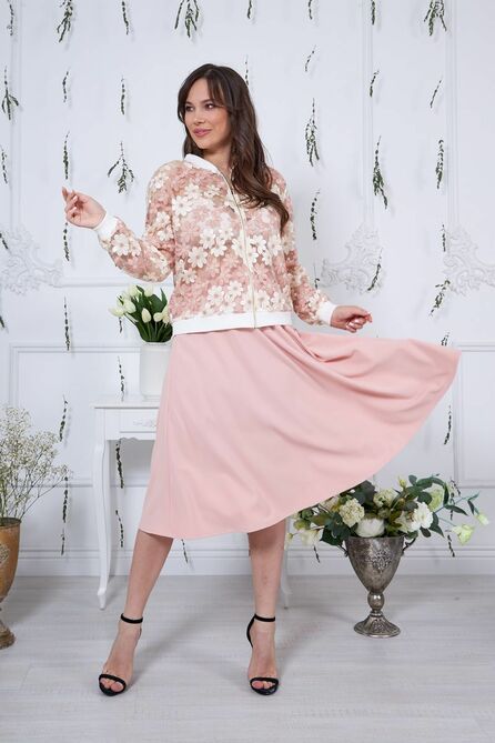 Юбочный костюм Anastasia 821 чайная_роза