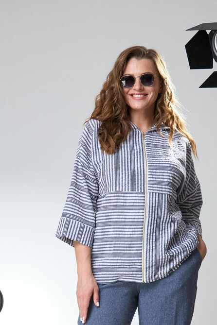 Брюки, Блуза Anastasia 861 синий