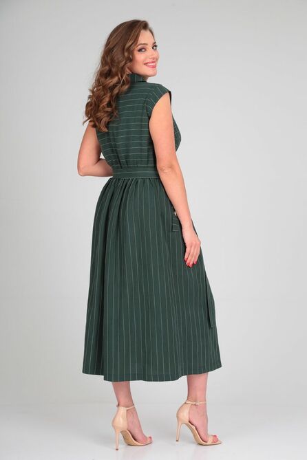 Офисное платье Anastasia 865 зеленый