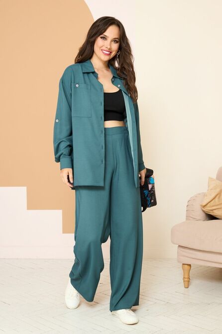 Брюки, Блуза Anastasia 867 бейберри