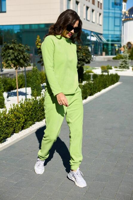 Костюм брючный Anastasia 942 салатовый