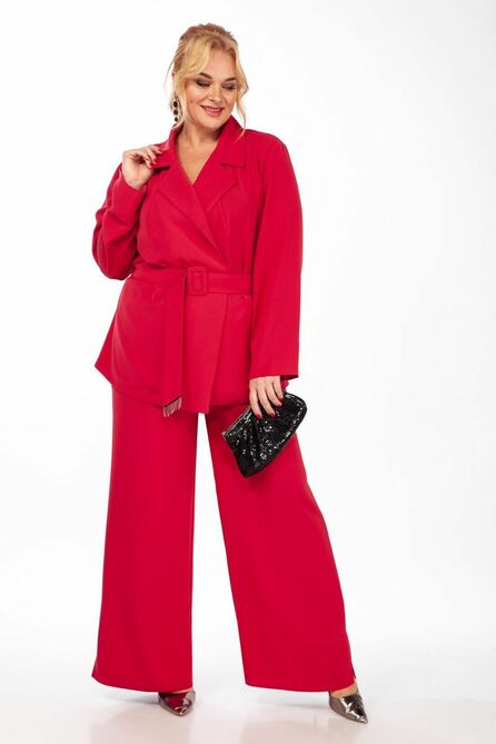 Костюм брючный Anastasia 950.1 малиновый