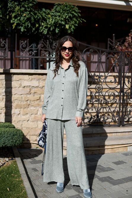 Брюки, Блуза Anastasia 949 св.серый Брюки, Блуза Anastasia 949 св.серый