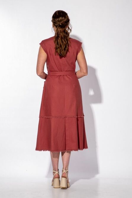 Повседневное платье Andrea Fashion 2238 бордо Повседневное платье Andrea Fashion 2238 бордо