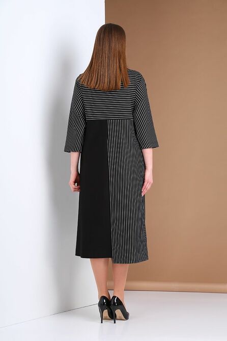 Повседневное платье Andrea Style 0397 черный Повседневное платье Andrea Style 0397 черный