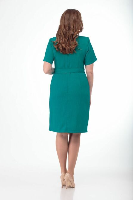 Повседневное платье Anelli 225 изумруд
