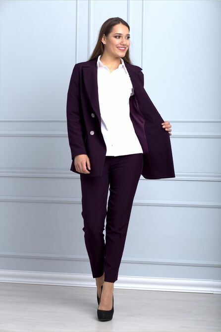 Костюм брючный Anelli 753 винный