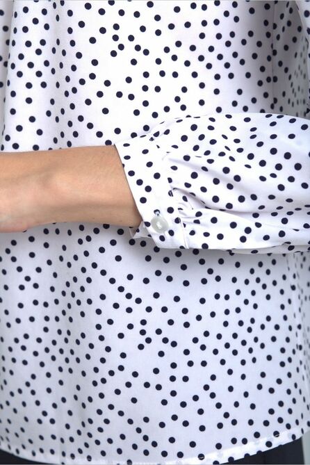 Блузка Anelli 532.1 белый_горох2