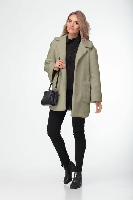 Шуба Anelli 769 зеленый